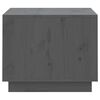vidaXL Soffbord Grå 120x50x40,5 cm massiv furu