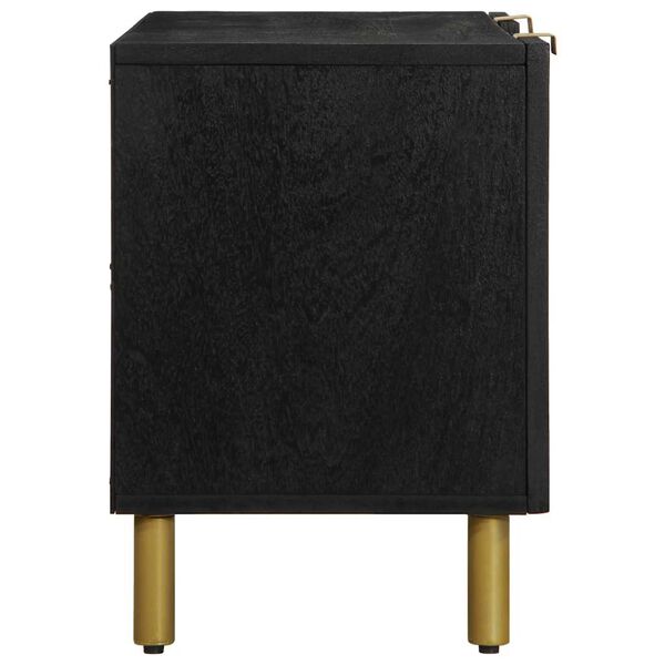 vidaXL Tv-b&auml;nk svart 105x33x46 cm konstruerat tr&auml;