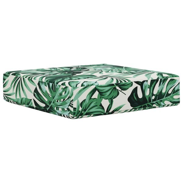 vidaXL Utomhus sitskudde Bladm&ouml;nster 40 x 40 x 8 cm 100% Polyester