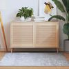 vidaXL Sk&aring;pluckor lamelldesign 2 st 61,5x59,4 cm massiv furu
