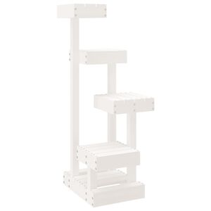 vidaXL Kattm&ouml;bel vit 45,5x49x103 cm massiv furu