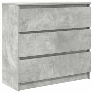 vidaXL Sk&auml;nk i betong gr&aring; 80x35x76 cm konstruerat tr&auml;