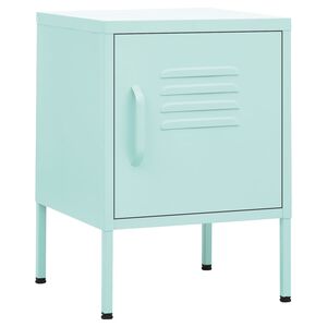 vidaXL S&auml;ngbord mintgr&ouml;n 35x35x51 cm st&aring;l