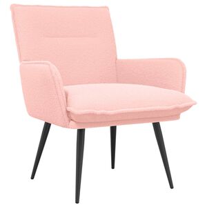 vidaXL F&aring;t&ouml;lj Rosa Boucl&eacute;
