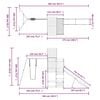 vidaXL Lekplats massivt douglastr&auml;