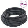 vidaXL Luftslang hybrid svart 10 m gummi och PVC