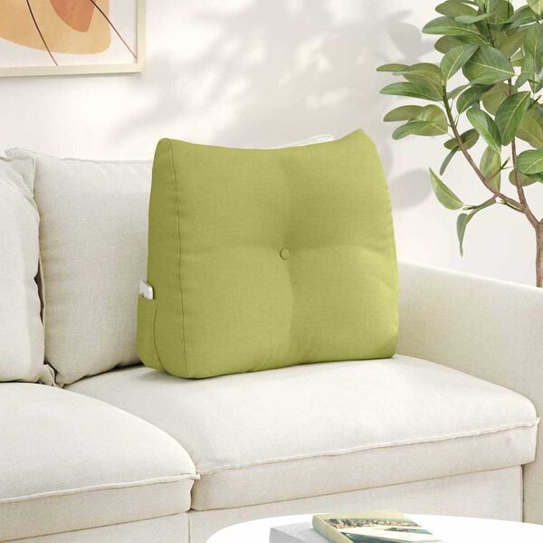 vidaXL Ryggkudde Ljusgr&ouml;n 60 x 24 x 50 cm tyg