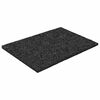 vidaXL Gummigranulat uteplatsplatta Svart 6 x 9 x 0,3 cm Gummi
