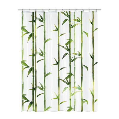 Kleine Wolke Duschdraperi Bamboo 180x200 cm grön