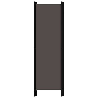 vidaXL Rumsavdelare 3 paneler antracit 150x180 cm
