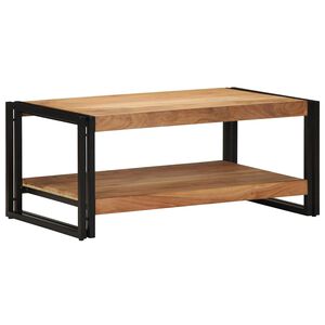 vidaXL Soffbord 90x50x38 cm massivt tr&auml; akacia