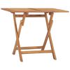 vidaXL Hopf&auml;llbart tr&auml;dg&aring;rdsbord 90x60x75 cm massiv teak