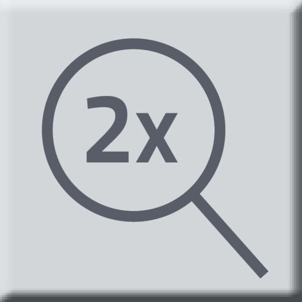 RIDDER V&auml;ggmonterad sminkspegel Jannin 16,5 cm