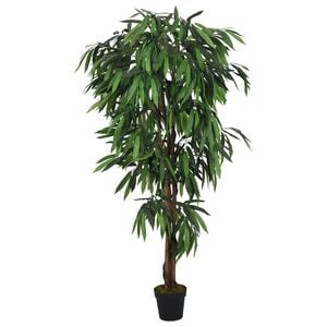 vidaXL Konstv&auml;xt mangotr&auml;d 300 blad 80 cm gr&ouml;n