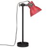 vidaXL Skrivbordslampa 25 W n&ouml;tt r&ouml;d 15x15x55 cm E27