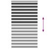 vidaXL Rullgardin zebra svart 120x230 cm tyg bredd 115,9 cm polyester