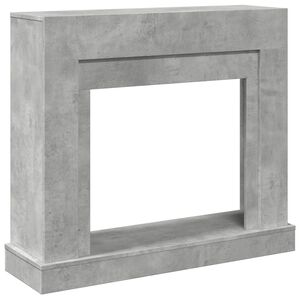 vidaXL Spiselkrans betonggr&aring; 100x30x87,5 cm konstruerat tr&auml;