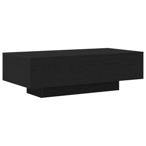 vidaXL Kaffeebord Svart Ek 100 x 49,5 x 31 cm Konstruerat tr&auml;