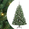 vidaXL Plast Hingad Julgran Gr&ouml;n 150 cm PVC och metall