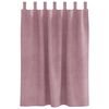 vidaXL Mörkläggningsgardiner 2 pcs Mörkrosa 140 x 140 cm Sammet