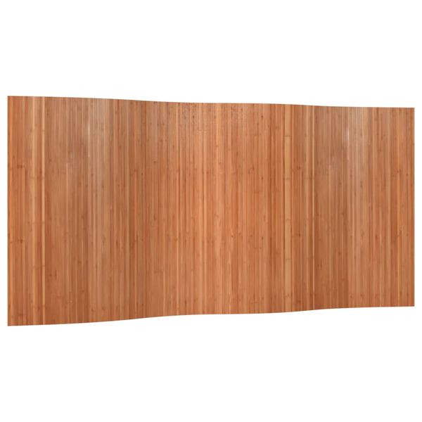 vidaXL Rumsavdelare brun bredd 400 cm h&ouml;jd 165 cm bambu