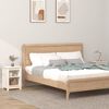 vidaXL Sängbord 2 st vit 40x35x55 cm massiv furu