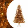 vidaXL Julgran Guld 150 cm PET