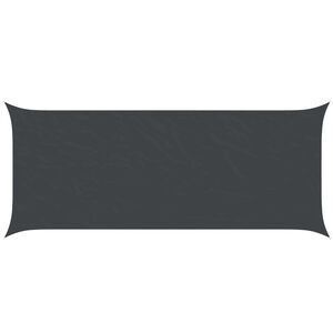 vidaXL Solskugge segel Svart 6 x 2,5 m 100% polyester oxford