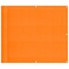vidaXL Balkongskärm orange 90x1000 cm 100% polyester oxford