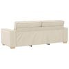 vidaXL Soffa 2 pcs Beige 220 x 80 x 84 cm Linnenblandad tyg
