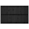 vidaXL V&auml;ggmonterad huvudgavel svart 140x3x90 cm massiv furu