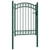 vidaXL Grindar EMMEN 104 x 98,5 cm L&aring;sbar Pulverlackerad st&aring;l Green