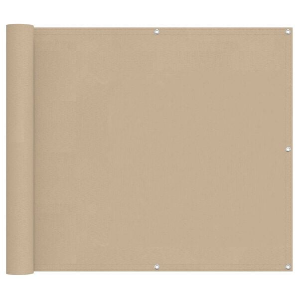 vidaXL Balkong Sk&auml;rm PU-belagt oxford alu