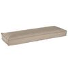 vidaXL Pallkuddset 2 pcs Taupe 120 x 40 x 8 cm Oxford Tyg