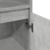 vidaXL Badrumssk&aring;p betonggr&aring; 30x30x100 cm konstruerat tr&auml;