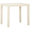 vidaXL Tr&auml;dg&aring;rdsbord vit 79x65x72 cm plast