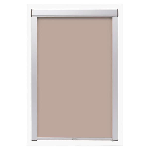 vidaXL M&ouml;rkl&auml;ggande rullgardin beige P06/406