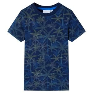 vidaXL T-shirt f&ouml;r barn marinbl&aring; 104