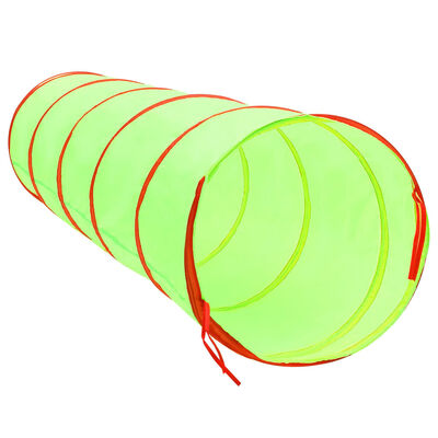 vidaXL Lektunnel grön 175 cm polyester