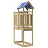 vidaXL Lekstapel Brun 52,5 x 110,5 x 215 cm Massiv Impregnerat Tr&auml;