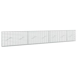 vidaXL Gabion med 3,5 mm tr&aring;d och 5x10 cm n&auml;t 350x10x50 cm