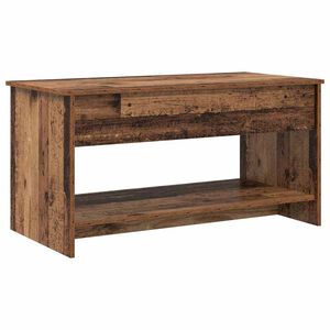 vidaXL Kaffeebord Svart Ek 80 x 50,5 x 41,5 cm Konstruerat tr&auml;