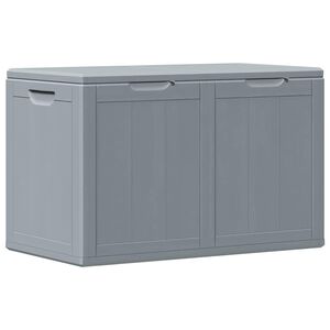 vidaXL Dynbox 180 liter gr&aring; PP-tr&auml;liknande