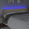 vidaXL S&auml;nggavel LED cappuccino 183x16x78/88 cm konstl&auml;der