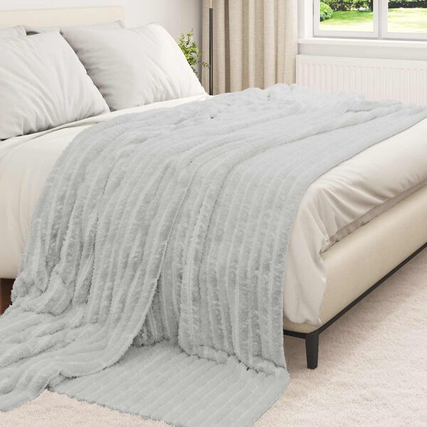 vidaXL Filtar 6 pcs Gr&aring; 270 x 240 cm Fleece