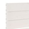 vidaXL S&auml;ngram utan madrass extra l&aring;ng vit 180x220 cm massivt tr&auml;