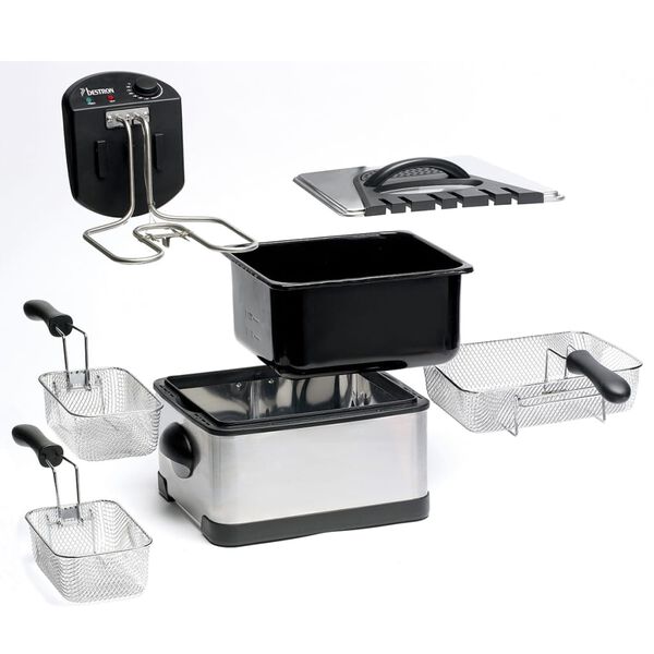 Bestron Familjefrit&ouml;s 2000 W 3 frityrkorgar DF402B