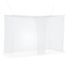 vidaXL Myggn&auml;t f&ouml;r s&auml;ng 3 st 156 mesh Vit 220 x 120 x 150 cm Polyester