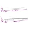 vidaXL Futonb&auml;ddsoffa med madrass 90x206x11 cm massiv furu