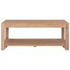vidaXL Soffbord 100x50x40 cm massiv teak